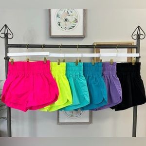 Zenana hot pink athletic shorts NWOT - size medium